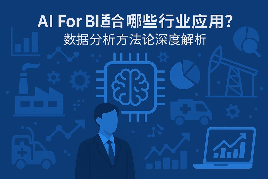 AI For BI适合哪些行业应用？数据分析方法论深度解析